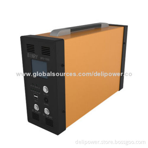 UPS with 220, 100V, 1,000W AC Pure-sine Wave output